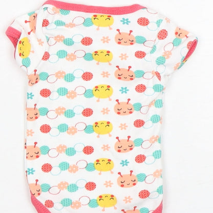 Chick Pea Girls Multicoloured Polka Dot Cotton Leotard One-Piece Size 0-3 Months
