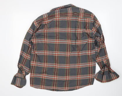 Mens UK Size S Cuba Collection Multicoloured  Button-Up Long Sleeve Casual Shirt