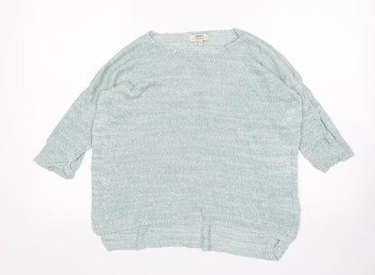 Womens UK Size 12 Papaya Green Pullover Jumper