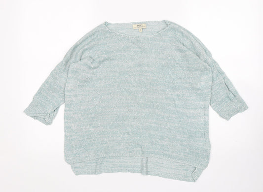 Womens UK Size 12 Papaya Green Pullover Jumper