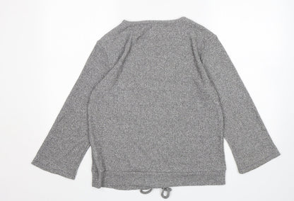 JEFF&CO Womens Grey  Viscose Top Pyjama Top Size 8