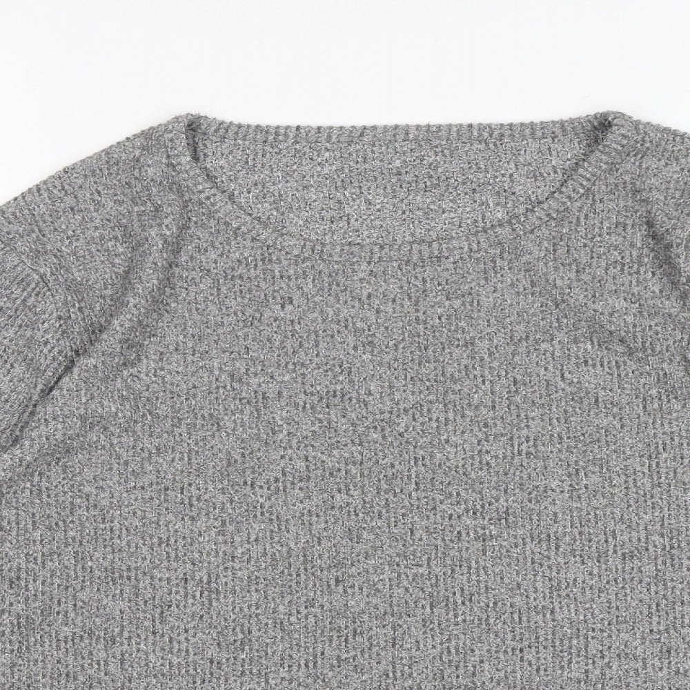 JEFF&CO Womens Grey  Viscose Top Pyjama Top Size 8