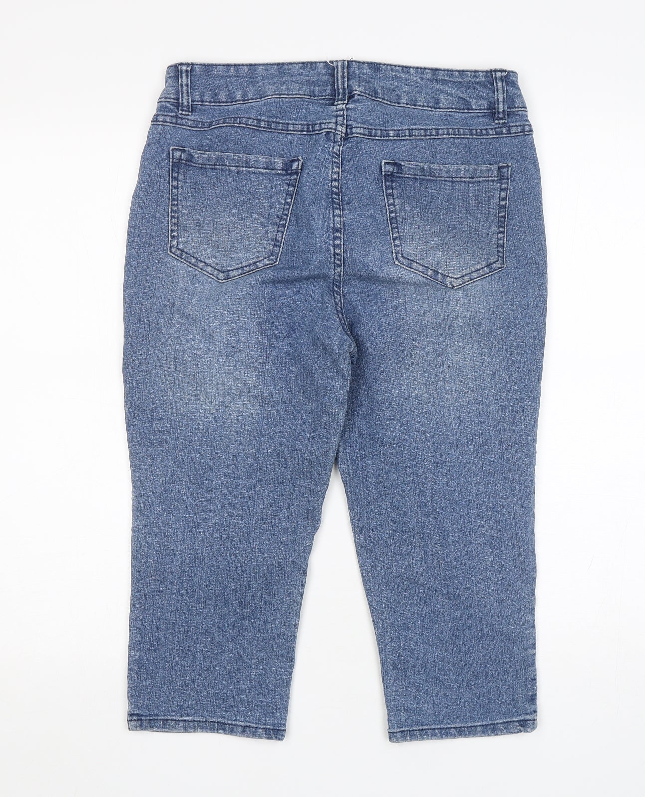 D.Jeans  Womens Blue  Cotton Culotte Shorts Size 8 L18 in Regular