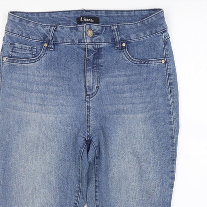 D.Jeans  Womens Blue  Cotton Culotte Shorts Size 8 L18 in Regular