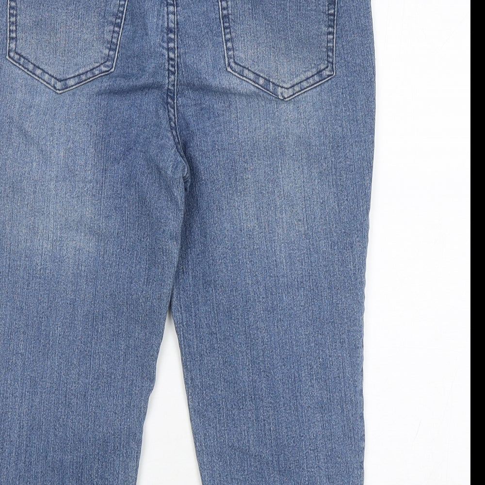 D.Jeans  Womens Blue  Cotton Culotte Shorts Size 8 L18 in Regular