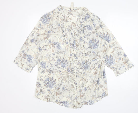 Womens UK Size 18 Preworn Multicoloured Basic Button-Up