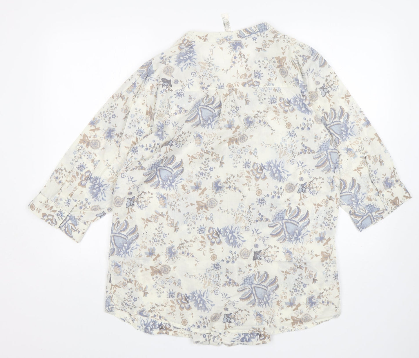 Womens UK Size 18 Preworn Multicoloured Basic Button-Up