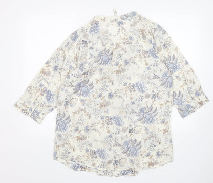 Womens UK Size 18 Preworn Multicoloured Basic Button-Up