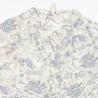 Womens UK Size 18 Preworn Multicoloured Basic Button-Up