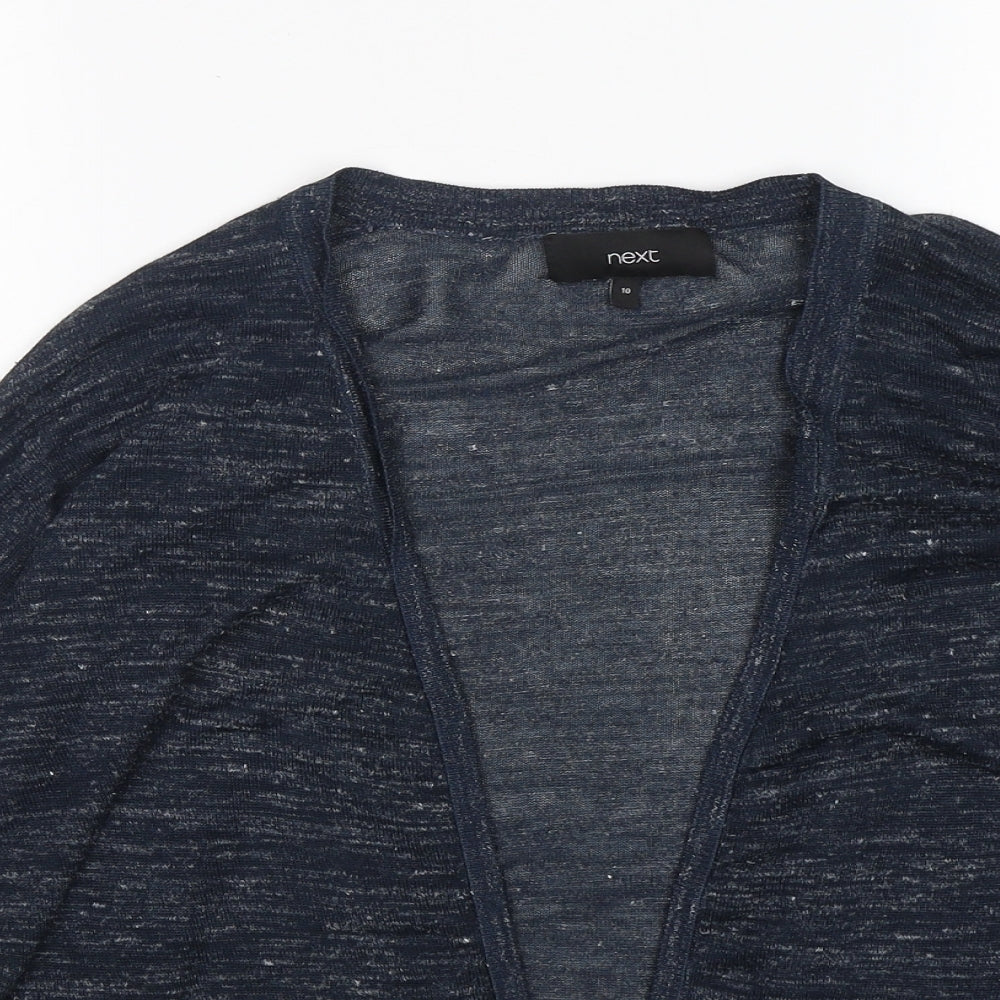 Womens UK Size 10 NEXT Blue Cardigan Jumper