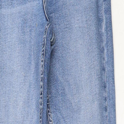 Topshop Womens Blue  Cotton Skinny Jeans Size 25 in L25 in Regular