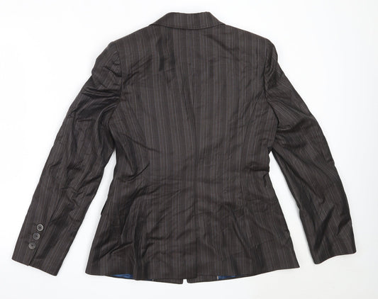 NEXT Womens Black  Wool Jacket Blazer Size 12