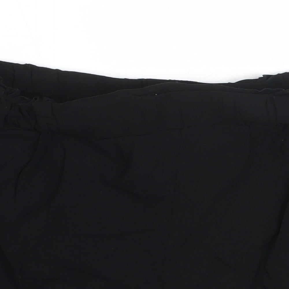 Primark Womens Black  Viscose Hot Pants Shorts Size 8  Regular