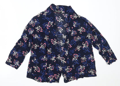 Womens UK Size 12 Select Blue Cardigan Jumper