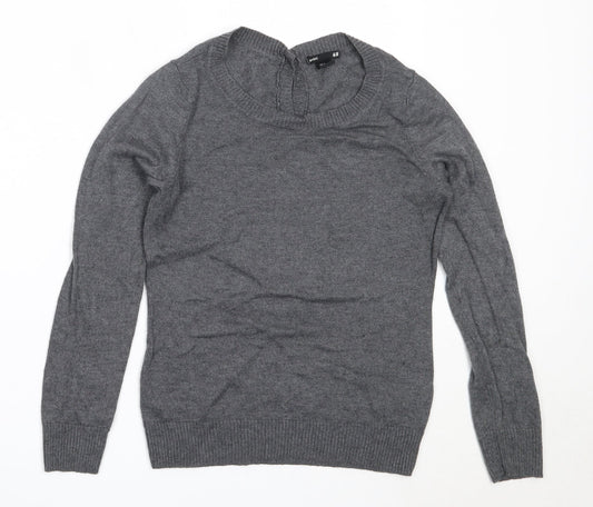 Womens UK Size S H&M Grey Pullover Jumper