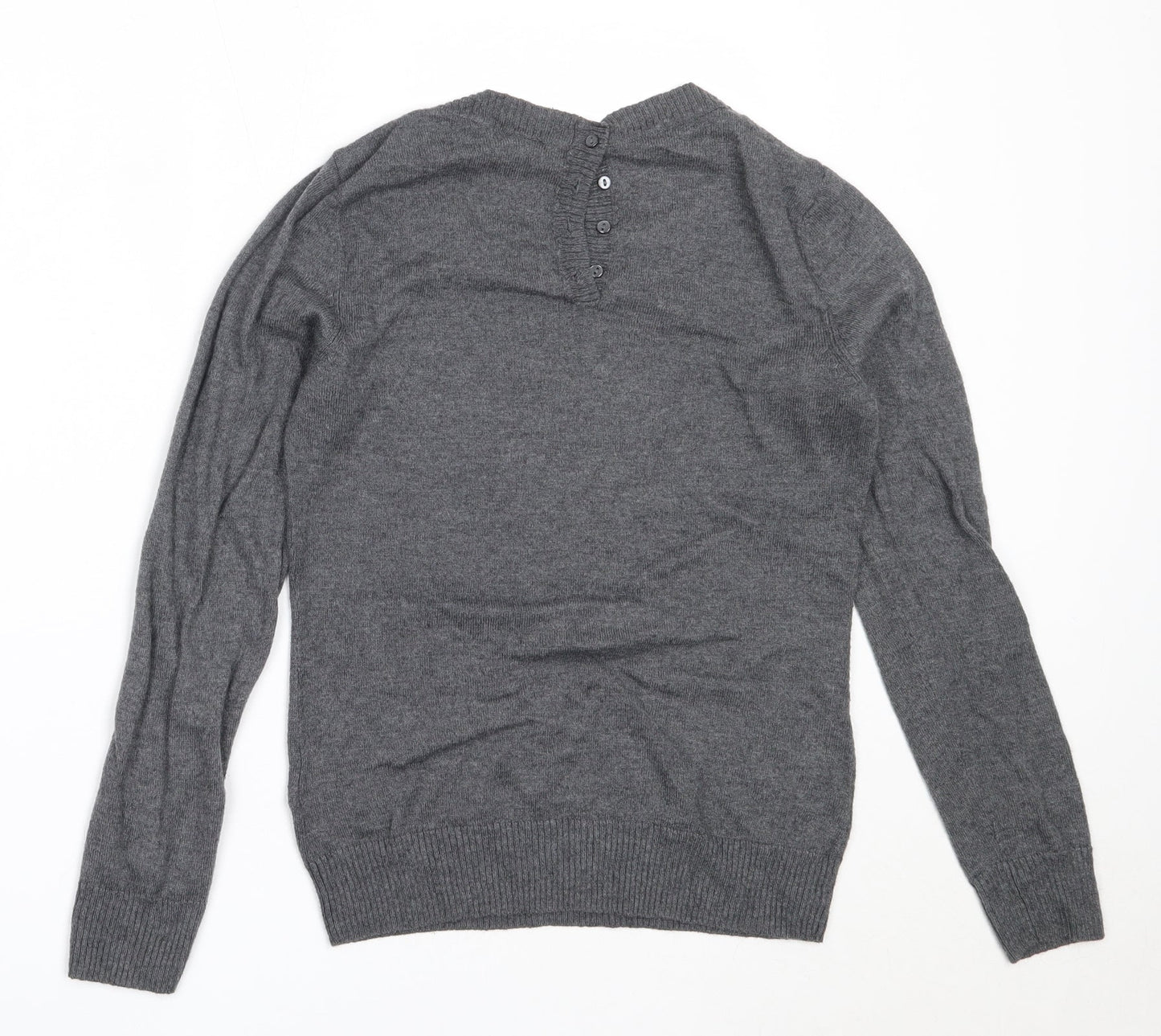 Womens UK Size S H&M Grey Pullover Jumper