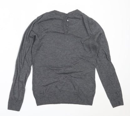 Womens UK Size S H&M Grey Pullover Jumper
