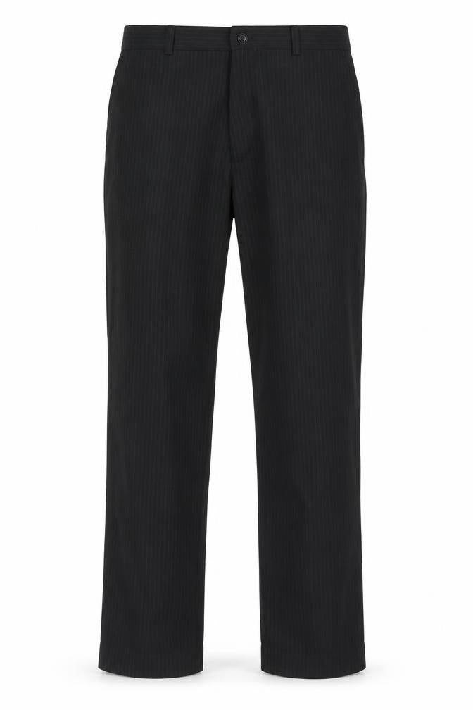 Mens UK Size 34 in Burton Regular Fit  Black Trousers