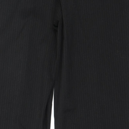 Burton Mens Black  Polyester Trousers  Size 34 in L30 in Regular