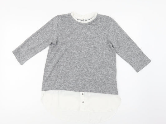 Womens UK Size 6 Dorothy Perkins Grey Pullover Jumper