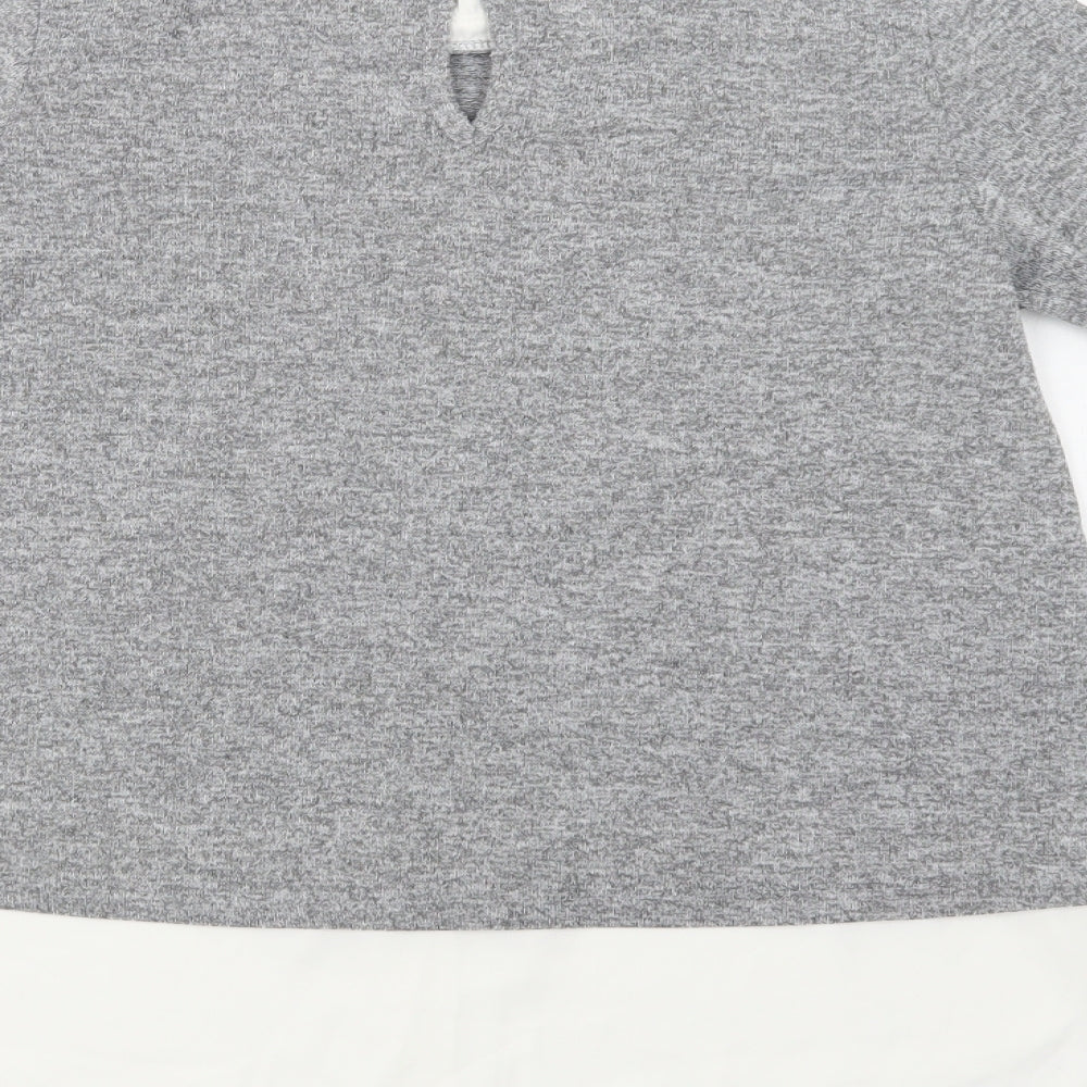 Womens UK Size 6 Dorothy Perkins Grey Pullover Jumper