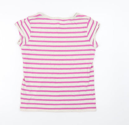 Womens UK Size S NEXT Purple Basic T-Shirt
