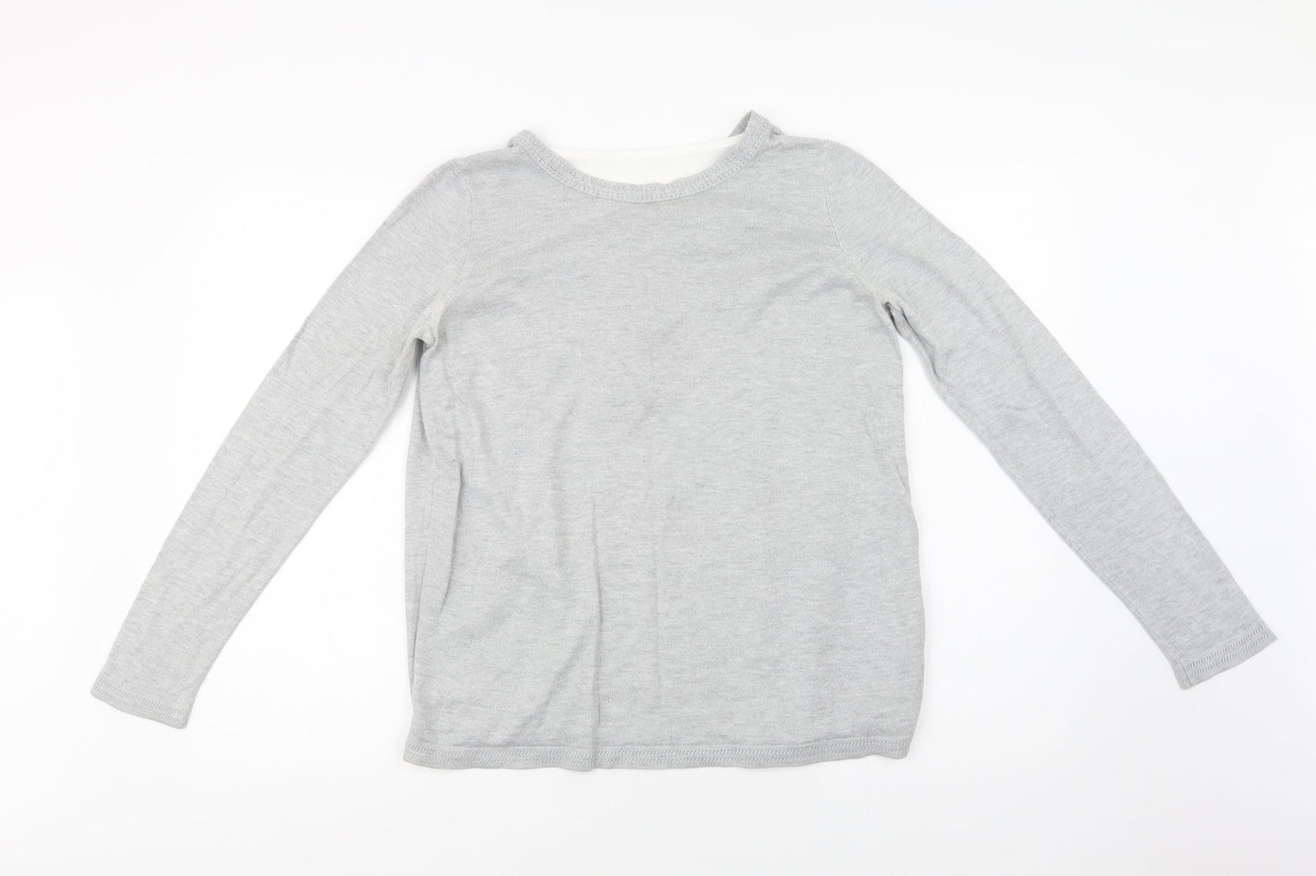 Womens UK Size 8 Dorothy Perkins Grey Pullover Jumper