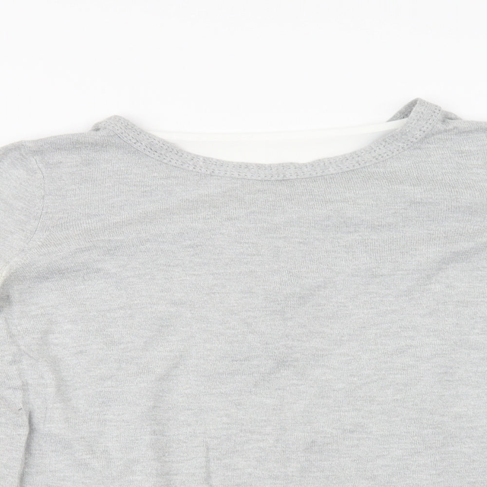 Womens UK Size 8 Dorothy Perkins Grey Pullover Jumper