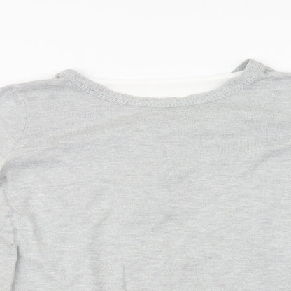 Womens UK Size 8 Dorothy Perkins Grey Pullover Jumper