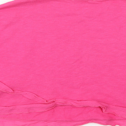 Zara Girls Pink  Cotton Pullover Sweatshirt Size 11-12 Years