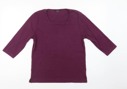 Womens UK Size 12 Tigi Purple Basic Blouse