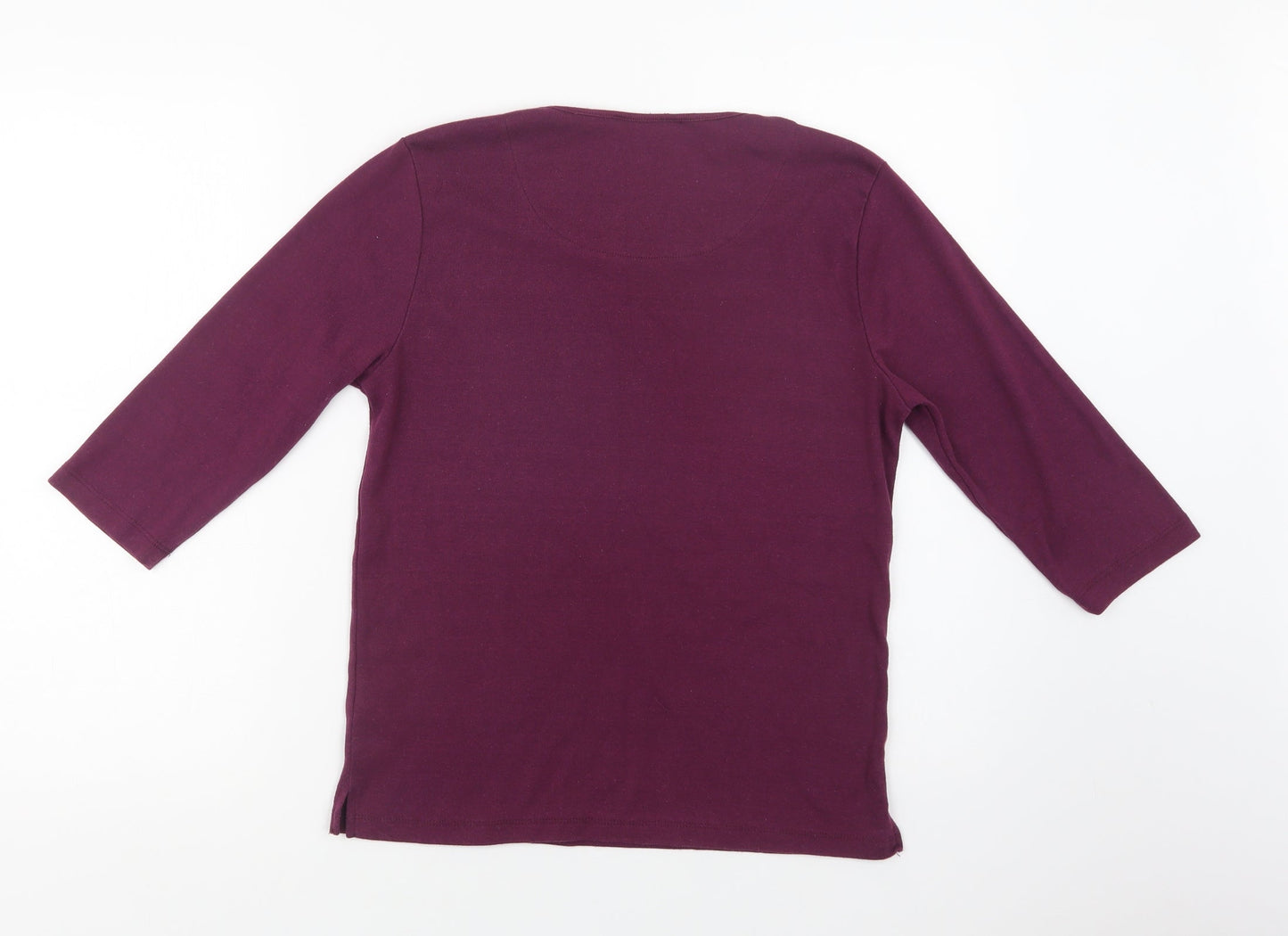 Womens UK Size 12 Tigi Purple Basic Blouse