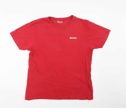 Mens UK Size XL Bench Red  T-Shirt