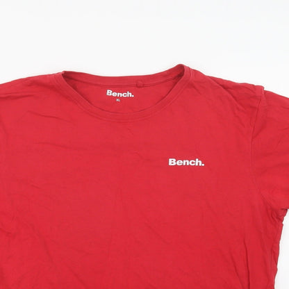 Mens UK Size XL Bench Red  T-Shirt
