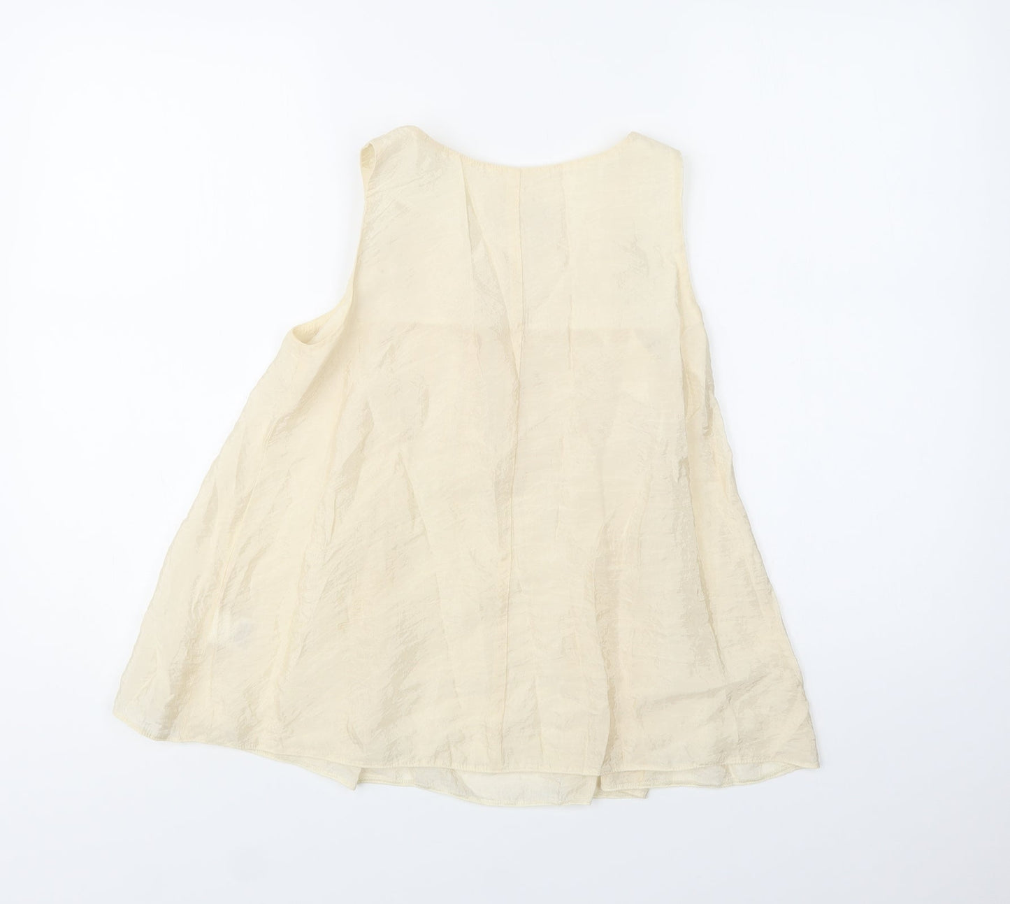 Womens UK Size 8 River Island Ivory Basic Blouse
