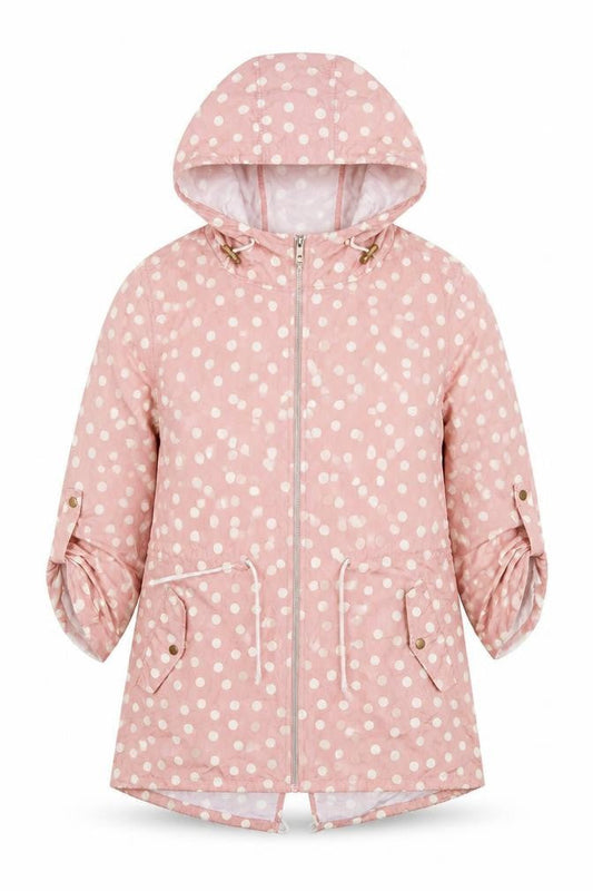 Womens UK Size 10 Atmosphere Pink Parka Coat