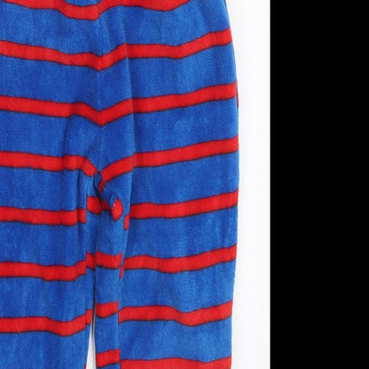 TJ Morris Boys Blue Striped Polyester Sweatpants Trousers Size 5-6 Years  Regular  - Red Pyjama Pants