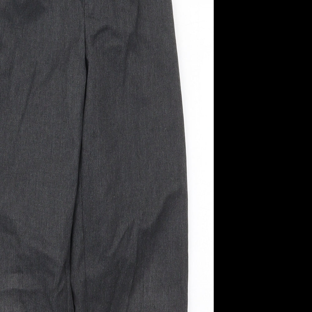 Marks and Spencer Boys Grey  Polyester Dress Pants Trousers Size 6-7 Years  Regular Hook & Eye