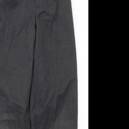 Marks and Spencer Boys Grey  Polyester Dress Pants Trousers Size 6-7 Years  Regular Hook & Eye
