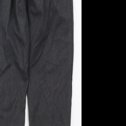 Marks and Spencer Boys Grey  Polyester Dress Pants Trousers Size 6-7 Years  Regular Hook & Eye
