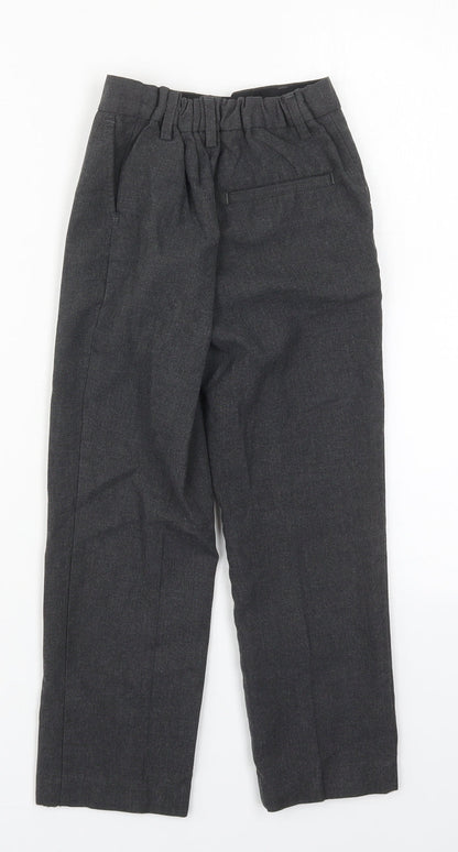Marks and Spencer Boys Grey  Polyester Dress Pants Trousers Size 5-6 Years  Regular