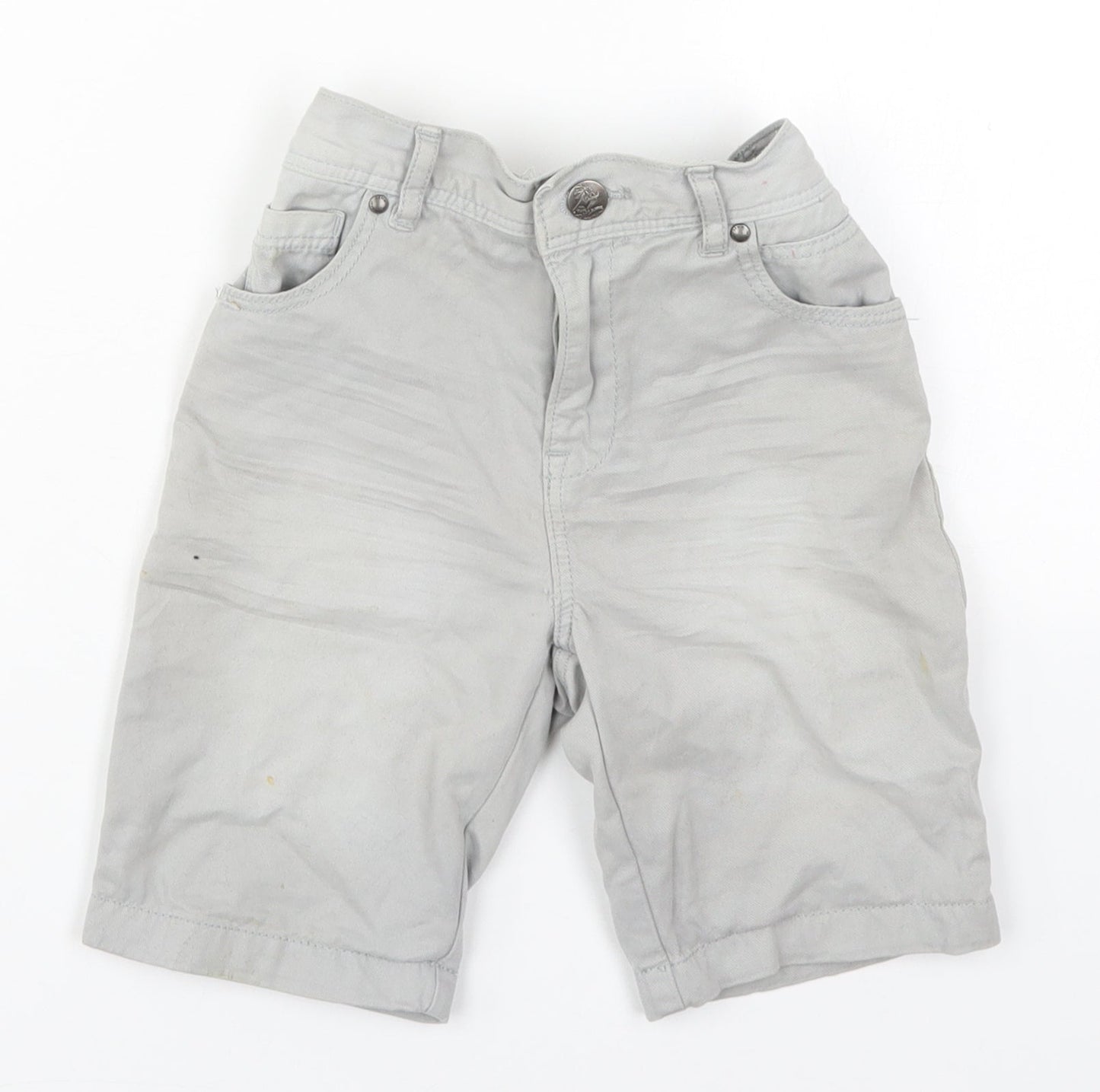 TU Boys Grey  Cotton Bermuda Shorts Size 5 Years  Regular