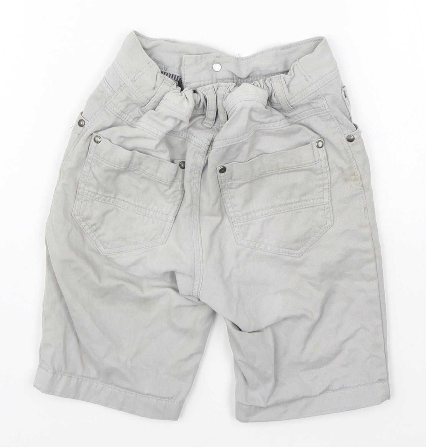 TU Boys Grey  Cotton Bermuda Shorts Size 5 Years  Regular