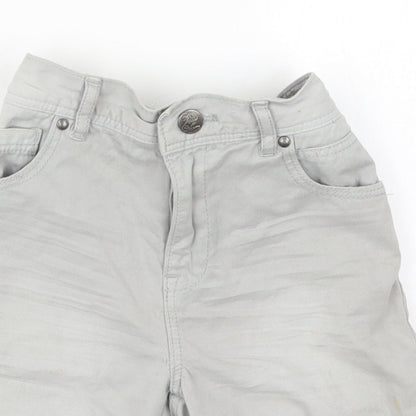 TU Boys Grey  Cotton Bermuda Shorts Size 5 Years  Regular