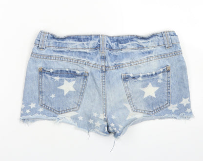 Generation  Girls Blue  Cotton Hot Pants Shorts Size 14 Years  Regular