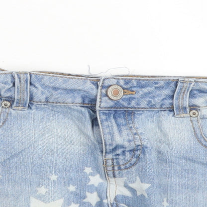 Generation  Girls Blue  Cotton Hot Pants Shorts Size 14 Years  Regular