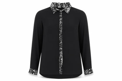 Womens UK Size 10 Select Black Basic Blouse