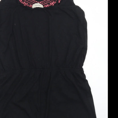 Papaya Womens Black  Polyester Playsuit One-Piece Size 8