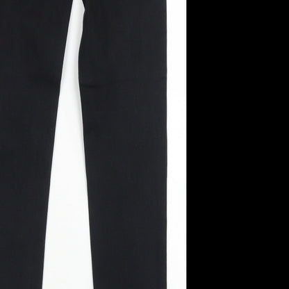 NEXT Womens Black  Cotton Skinny Jeans Size 28 in L31 in Regular Button