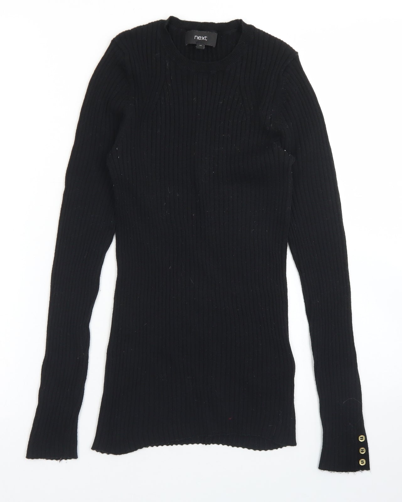 Womens UK Size 10 NEXT Black Pullover Jumper